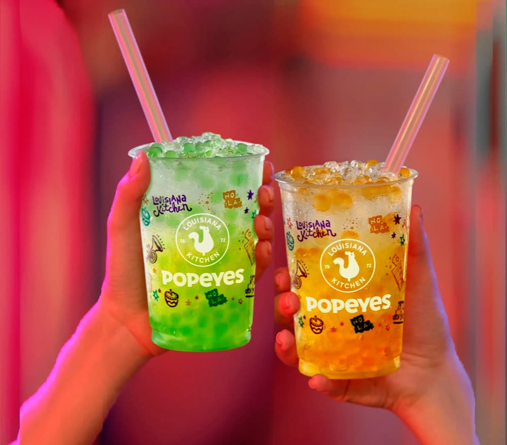Popeyes Bubble: Renk, Doku ve Hareket Odaklı İçecek Çekimi